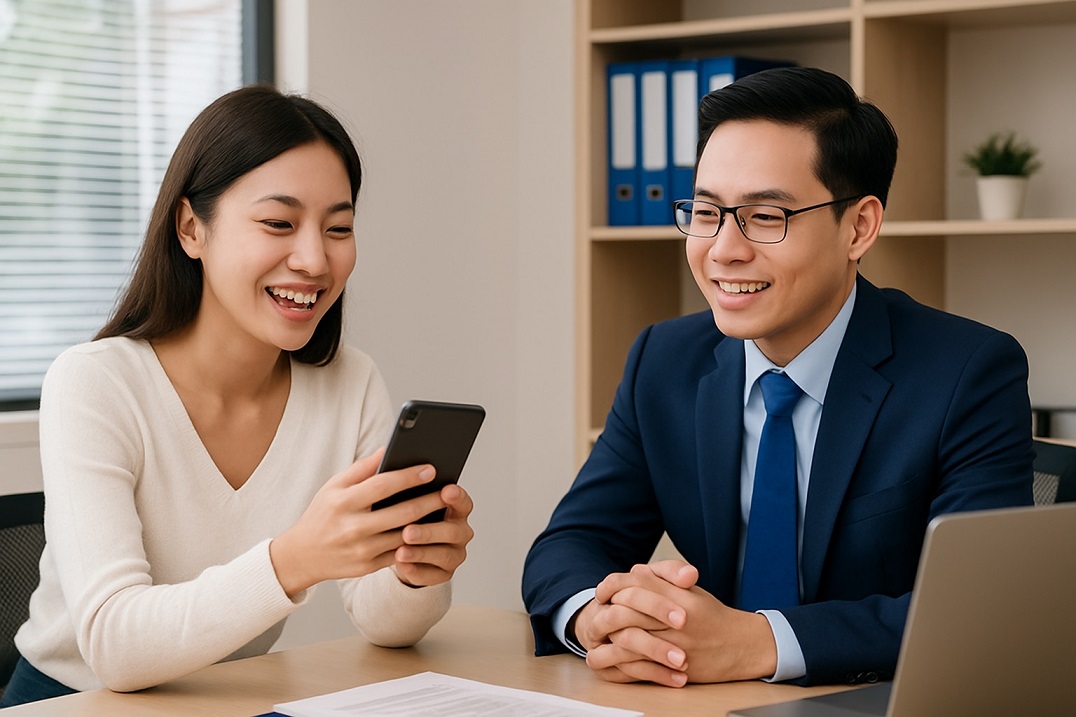 Phản hồi tích cực từ khách hàng sau khi xử lý hồ sơ vay trong 24h