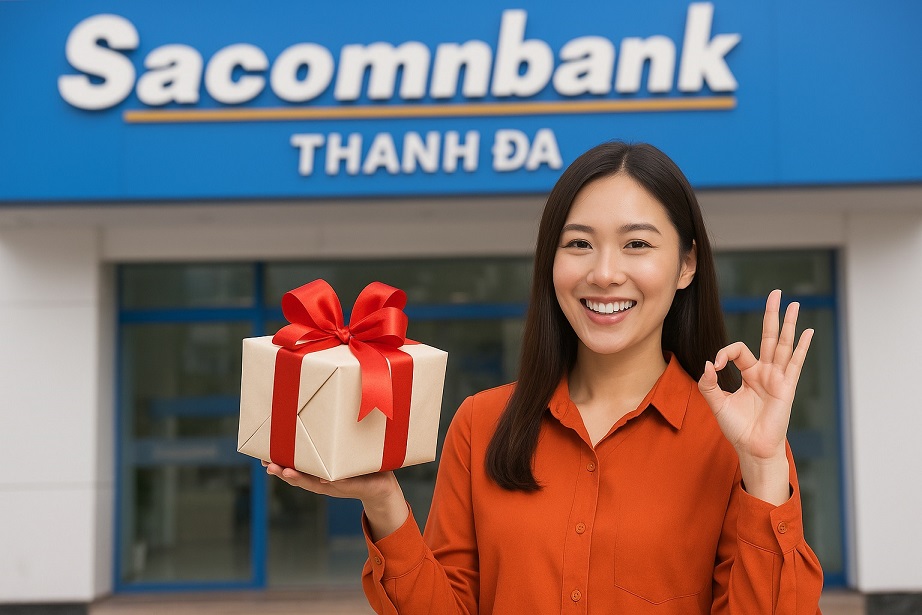 Tháng ưu đãi – Vay siêu nhanh, quà liền tay tại Sacombank Thanh Đa