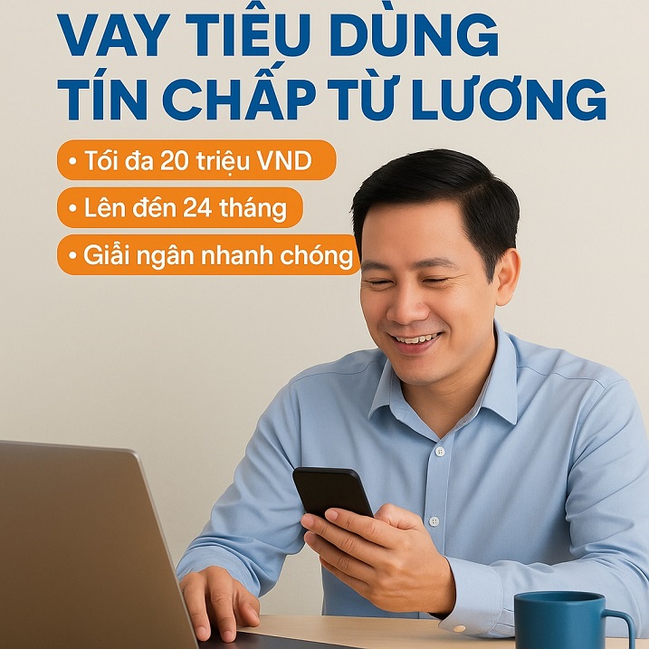 Gói Vay tiêu dùng tín chấp từ lương của Sacombank